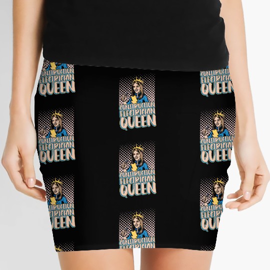 Electrician Electrical Engineer Lineman Women's Mini Skirts