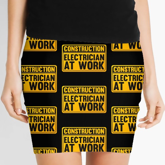 Electrician Electrical Engineer Lineman Women's Mini Skirts
