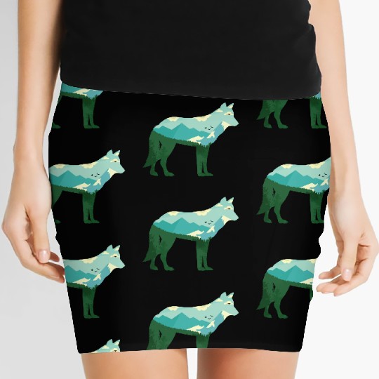 Mountain Wolf Women's Mini Skirts