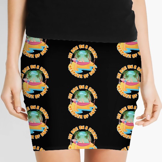 Men Teacher On Break Women's Mini Skirts