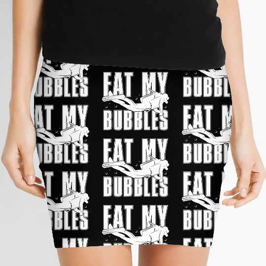 Scuba Diving Diver Women's Mini Skirts