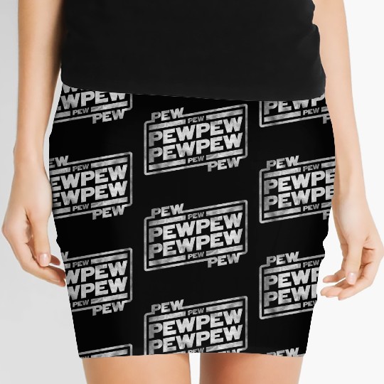Pew Pew Pew Women's Mini Skirts