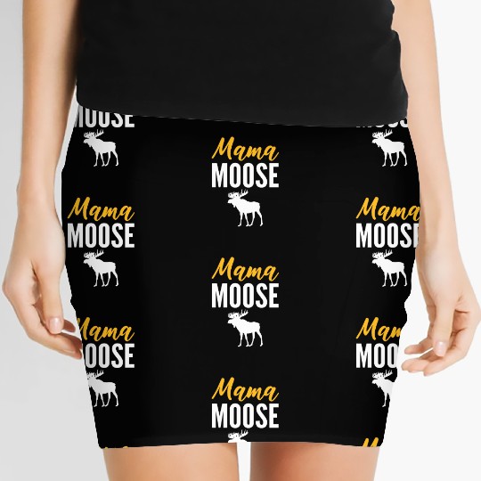 Mama Moose Loving Mom Gift Women's Mini Skirts