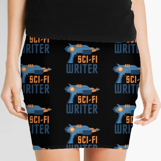 Sci Fi Writer Laser Gun Science Fiction Author Women's Mini Skirts