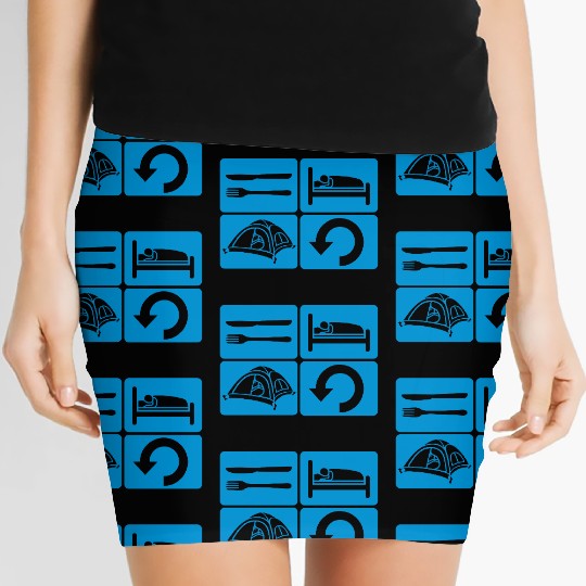 Daily Repeat Wilderness Camping Women's Mini Skirts
