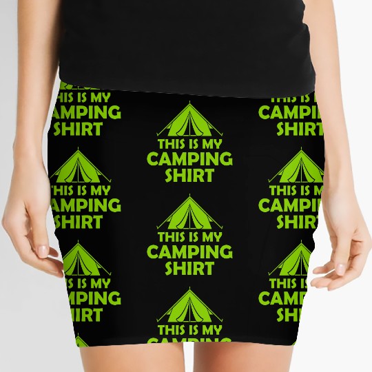 Wilderness camping tent Women's Mini Skirts
