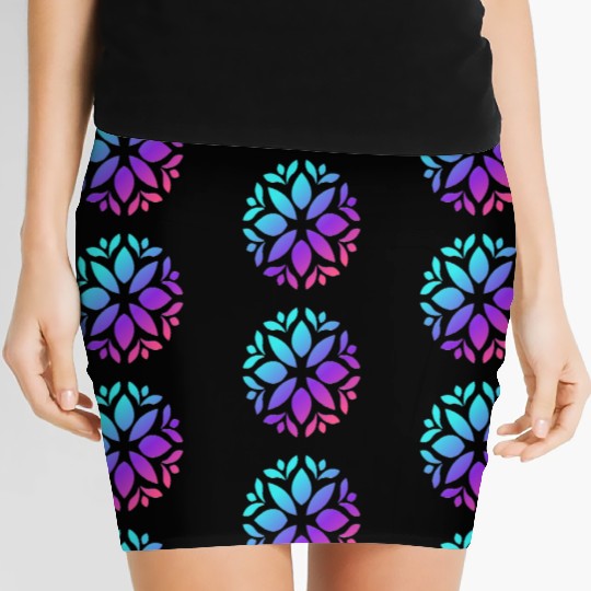 Flower Women's Mini Skirts