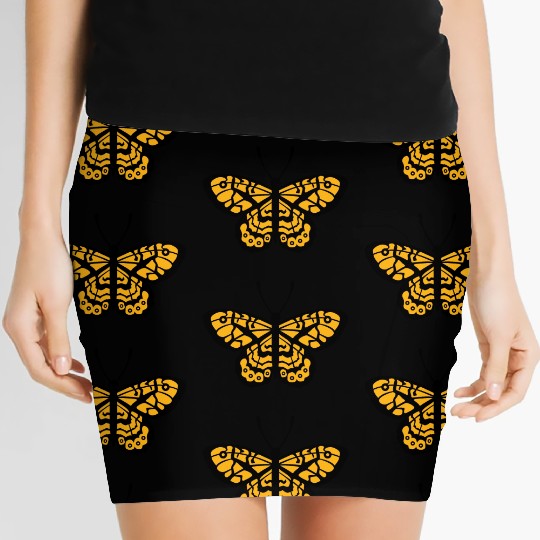 Butterfly insect Women's Mini Skirts