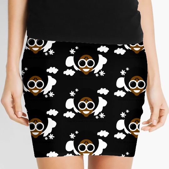 The 80's and 90's Afro-Culture. Women's Mini Skirts