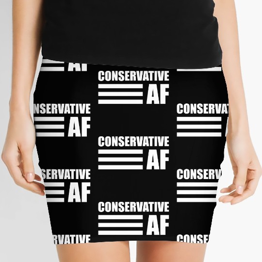 CONSERVATIVE AF Republican Support Anti Liberal Women's Mini Skirts