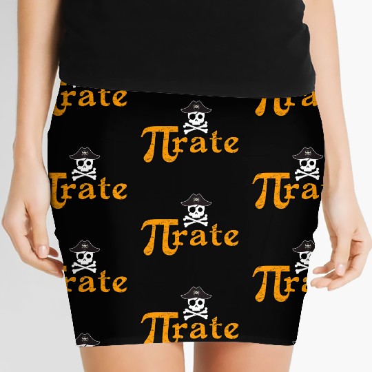 Math Pirate Women's Mini Skirts Pi Day Women's Mini Skirts