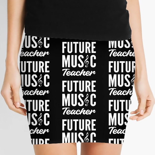 Future Music Teacher Musician Gift Women's Mini Skirts