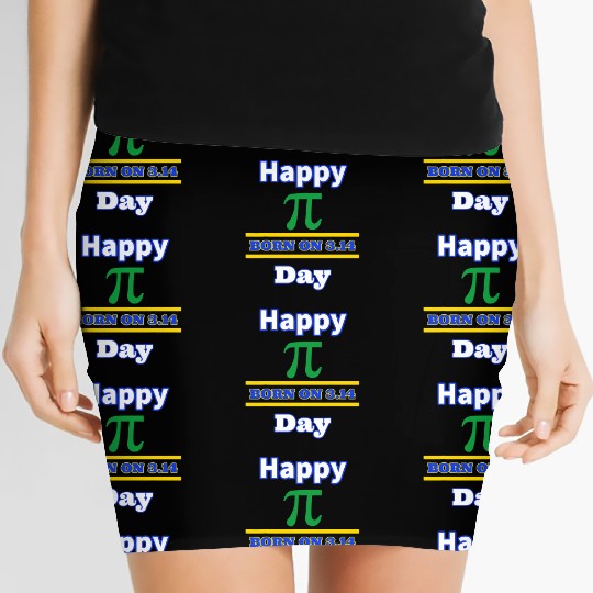 Pi Day Birthday Happy Piday for Men Boys Women's Mini Skirts