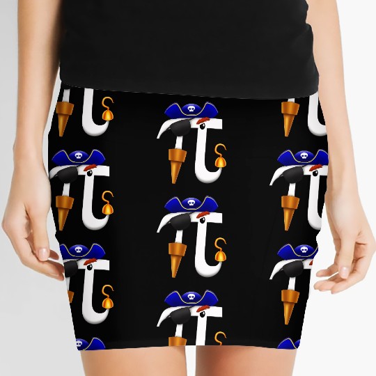 PI Day Pirate Women's Mini Skirts Math Geek Gift Men Women