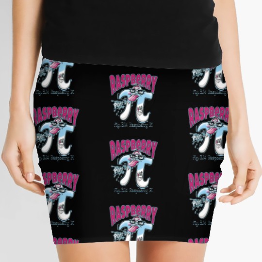 Pi Day Raspberry Pi Women's Mini Skirts