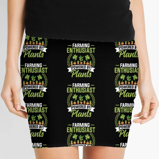 Farming Enthusiast Funny Farmer Agriculture Women's Mini Skirts
