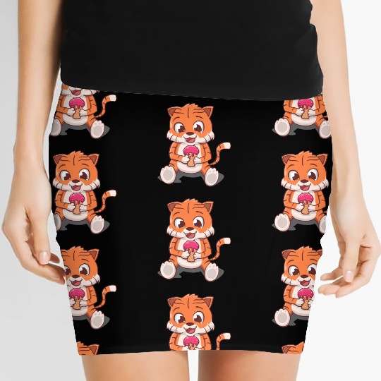 Tiger Ice cream Women's Mini Skirts