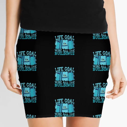 Electrician Electrical Engineer Lineman Women's Mini Skirts