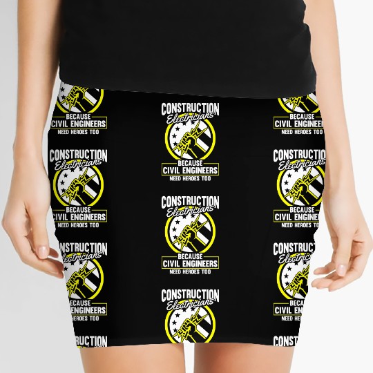 Electrician Electrical Engineer Lineman Women's Mini Skirts