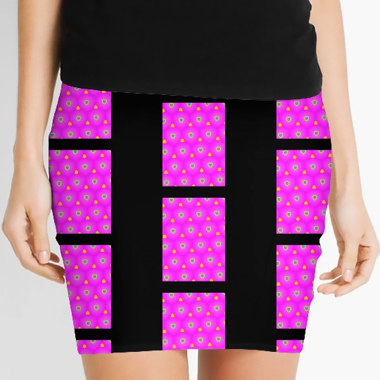 enchanting abstract seamless Women's Mini Skirts