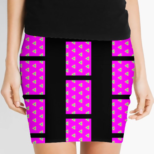 enchanting abstract seamless Women's Mini Skirts