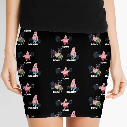 Majin Buu vs Patrick - Funny Anime Gym Women's Mini Skirts