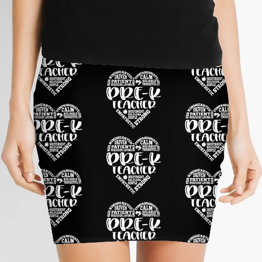 Pre K teacher, prek teacher, pre-k Women's Mini Skirts