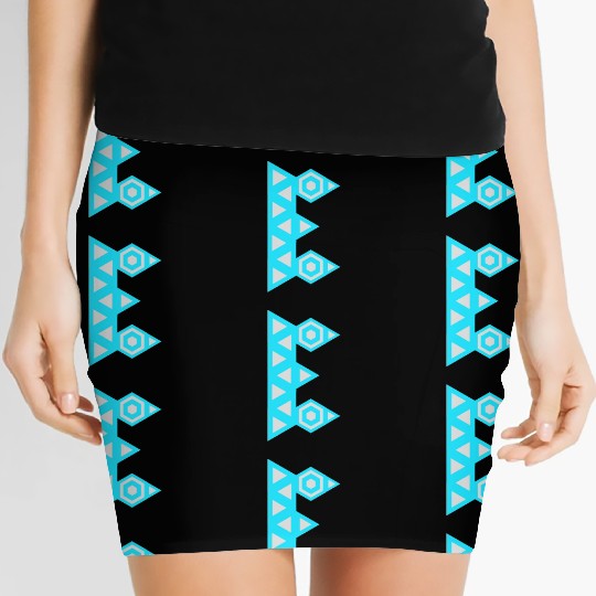 Letter E Logo Robot Women's Mini Skirts