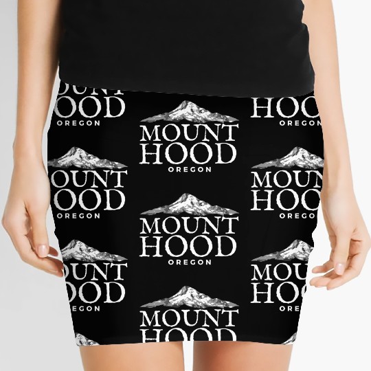 Mount Hood Oregon Mountain Women's Mini Skirts
