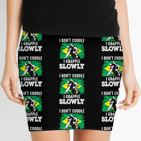 Brazilian Jiu Jitsu Sarcastic Quote MMA BJJ Women's Mini Skirts
