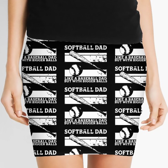 Softball Dad Women's Mini Skirts