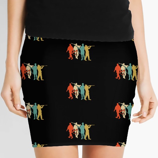 Buck Deer Hunting Hunter Retro Women's Mini Skirts