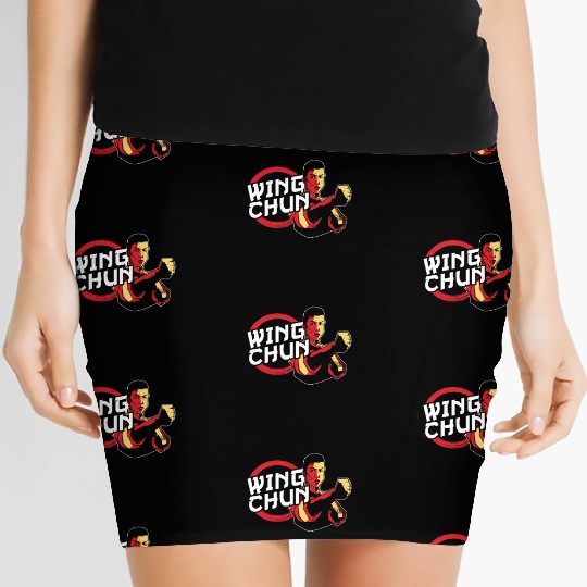 Wing Chun Coach Martial Arts Fighter Training Women's Mini Skirts