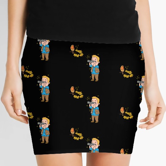 Bird Watching Ornithologist Twitcher Gift Women's Mini Skirts