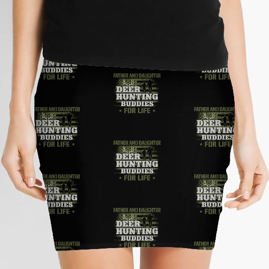Buck Deer Hunting Hunter Father Women's Mini Skirts
