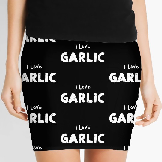 I Love Garlic - Halloween Women's Mini Skirts