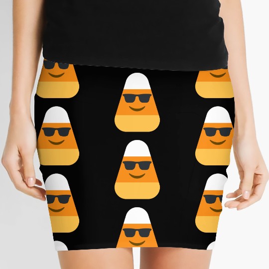 Cool Candy Corn Halloween Costume Women's Mini Skirts