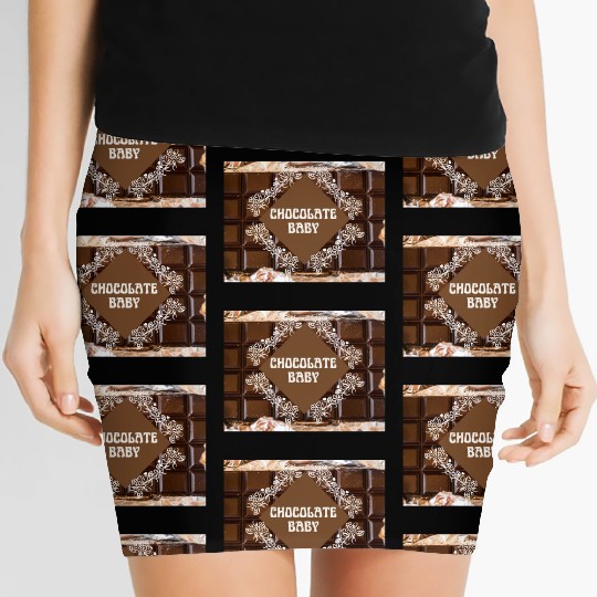 Komplex klothing chocolate baby Women's Mini Skirts