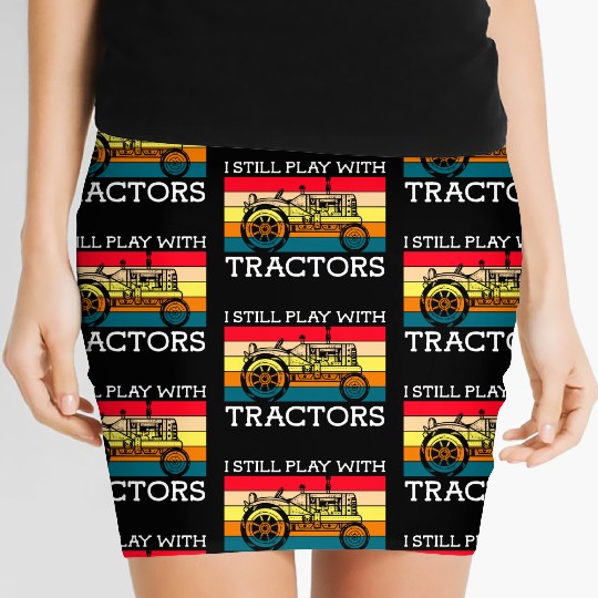 Tractor Farmer Hero Rural Youth Women's Mini Skirts