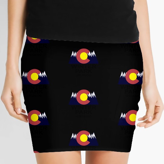 Winter Park Colorado Mountain Women's Mini Skirts