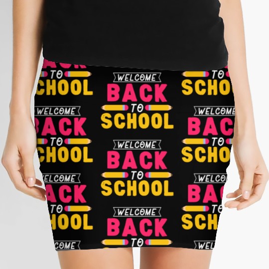 Back To School Students Teachers Women's Mini Skirts