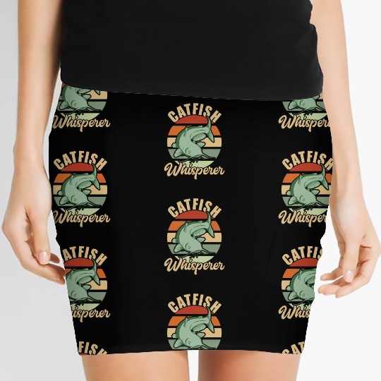 Catfish Whisperer - Wels Catfish Hunter Women's Mini Skirts