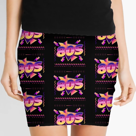 80s!!! - Synthwave/Retrowave/Vaporwave 80s Women's Mini Skirts