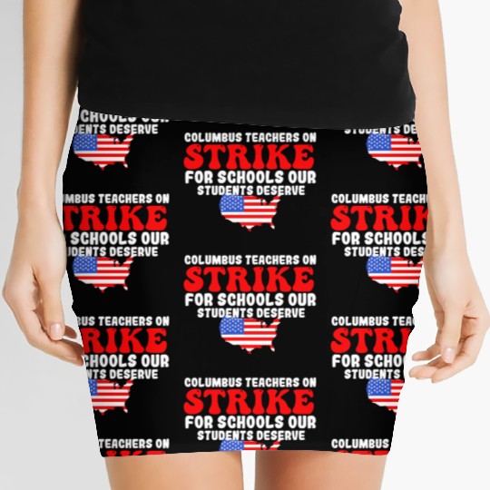 columbus ohio school teachers strike oh teacher Women's Mini Skirts