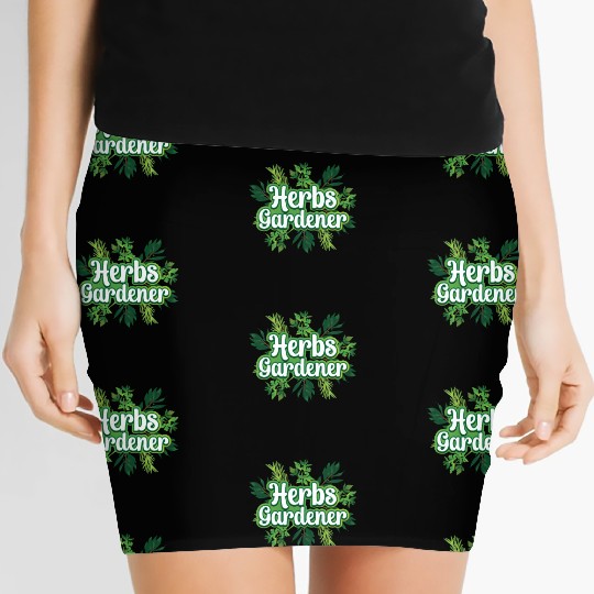 Herbs Gardener Gardening Herbalist Herb Herbalism Women's Mini Skirts