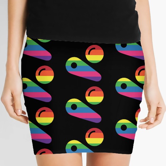 Pinball LGBT Player Women's Mini Skirts