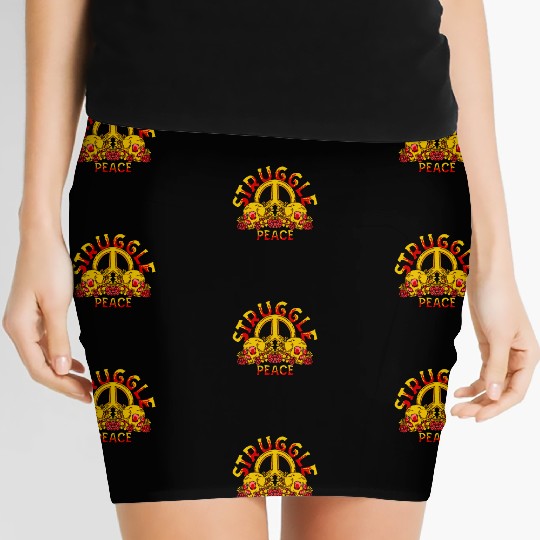 struggle peach Women's Mini Skirts