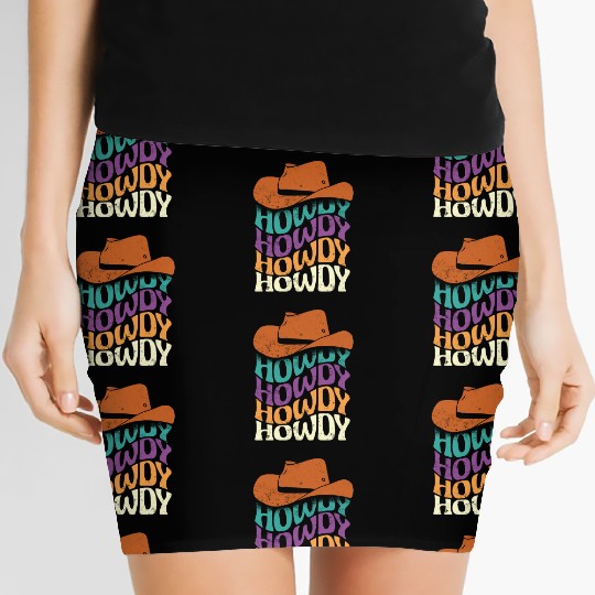 Howdy hippie style Women's Mini Skirts