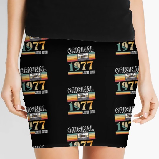 1977 Vintage Vintage Retro Birthday Gift Women's Mini Skirts