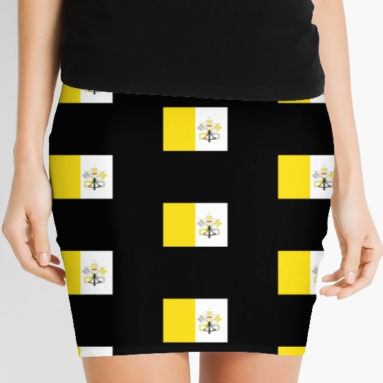 Official Vatican City Flag Vaticans Country Pride Women's Mini Skirts